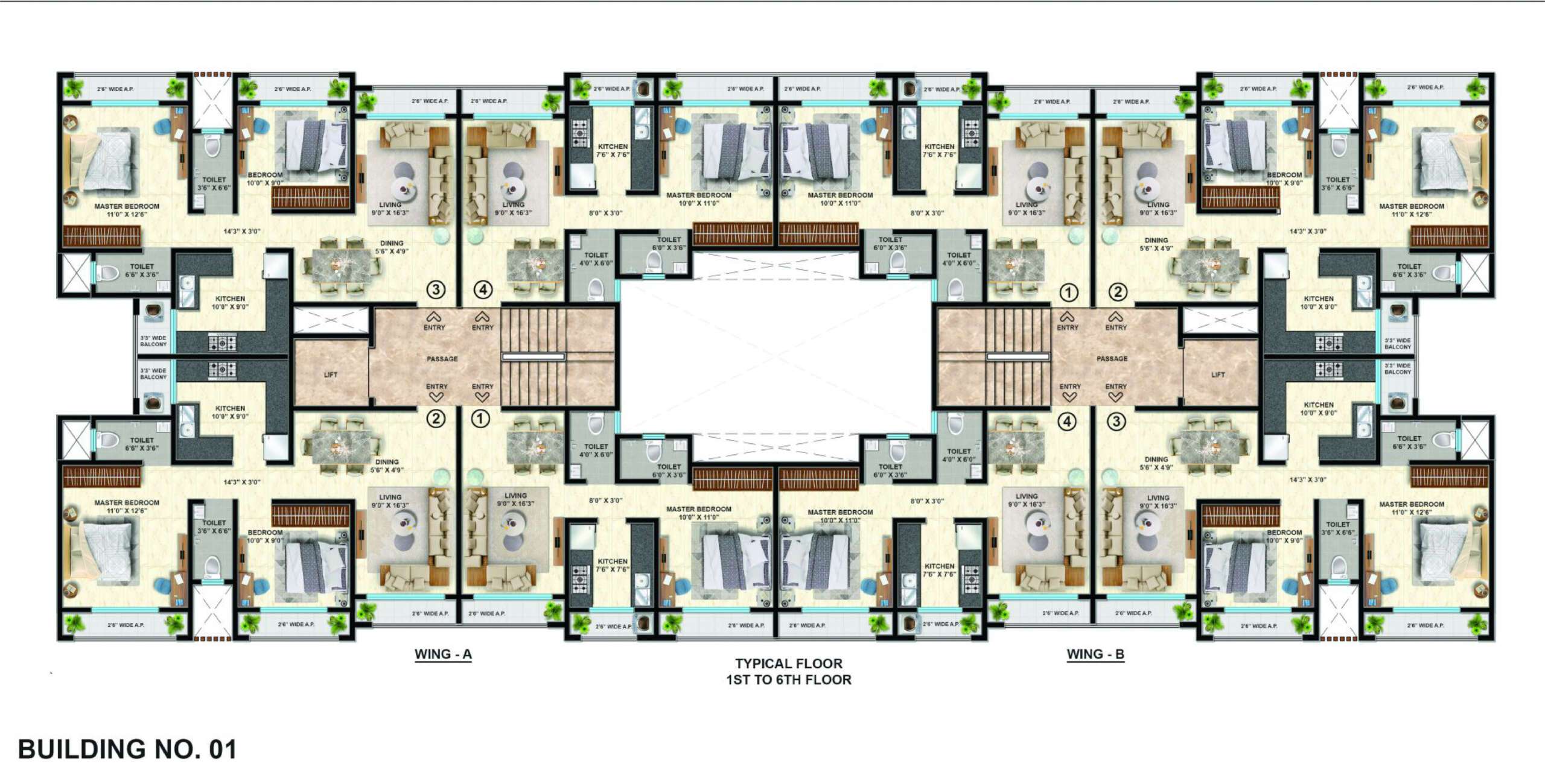 flamingo residency bldg 1